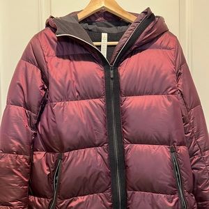 Lululemon goose down hooded jacket